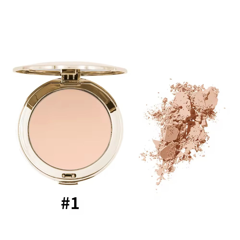 Private Label Long Lasting Foundation Compact Powder 8 Shades Custom Logo Cosmetics
