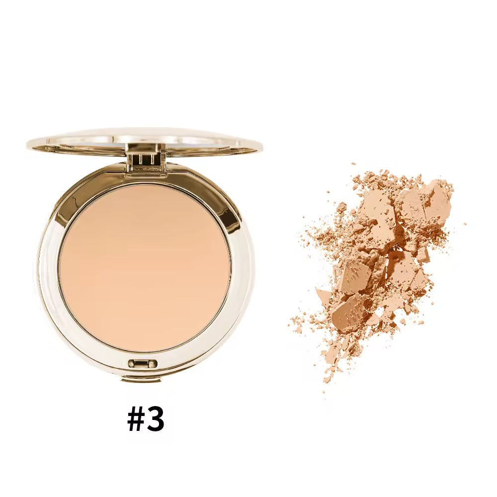 Private Label Long Lasting Foundation Compact Powder 8 Shades Custom Logo Cosmetics