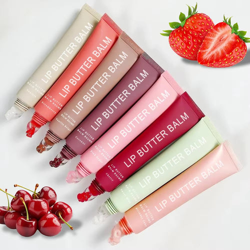 fruit-flavored-hydrating-lip-gloss-vegan-moisturizing-lip-balm-peptide-lip-oil-oem-wholesale
