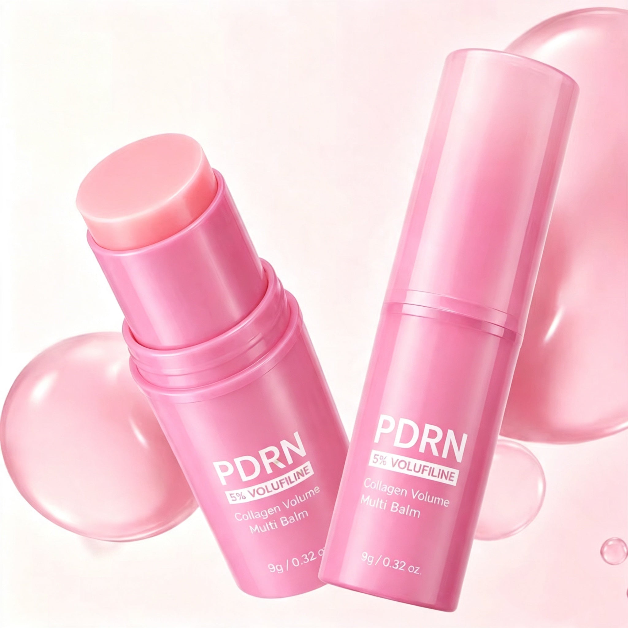 PDRN Collagen Volume Multi Balm | 5% Volufiline Plumping Solid Balm Private Label Custom