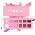 Vegan High Pigment Pink Matte Eyeshadow Palette Private Label