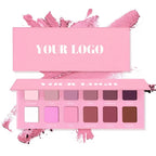 Vegan High Pigment Pink Matte Eyeshadow Palette Private Label