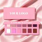 Vegan High Pigment Pink Matte Eyeshadow Palette Private Label