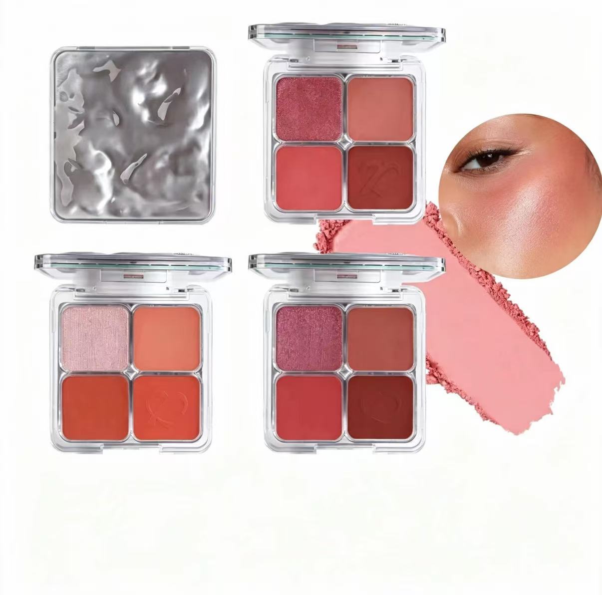 OEM ODM Filter Blurring Blush & Highlighter Palette Private label