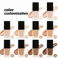 Long Lasting Oil Control Liquid Foundation 10 Shades Private Label OEM Makeup Custom Logo & Packaging Low MOQ