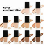 Long Lasting Oil Control Liquid Foundation 10 Shades Private Label OEM Makeup Custom Logo & Packaging Low MOQ