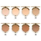 Private Label Long Lasting Foundation Compact Powder 8 Shades Custom Logo Cosmetics
