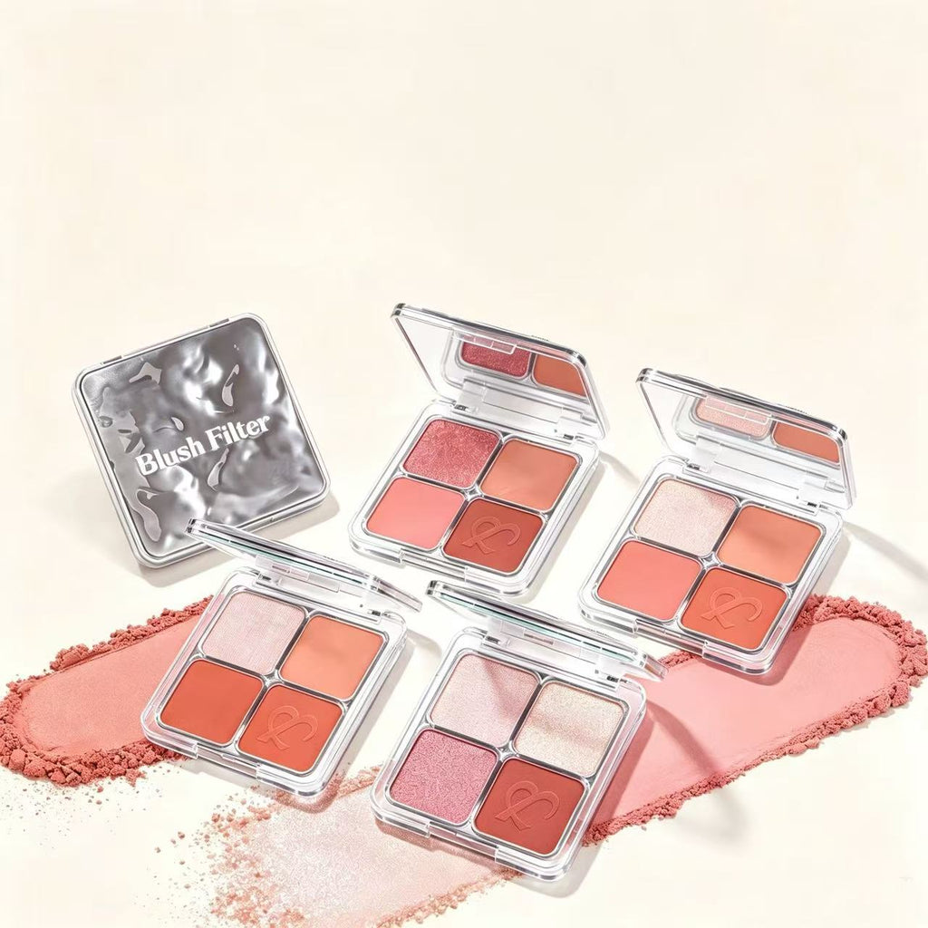 OEM ODM Filter Blurring Blush & Highlighter Palette Private label